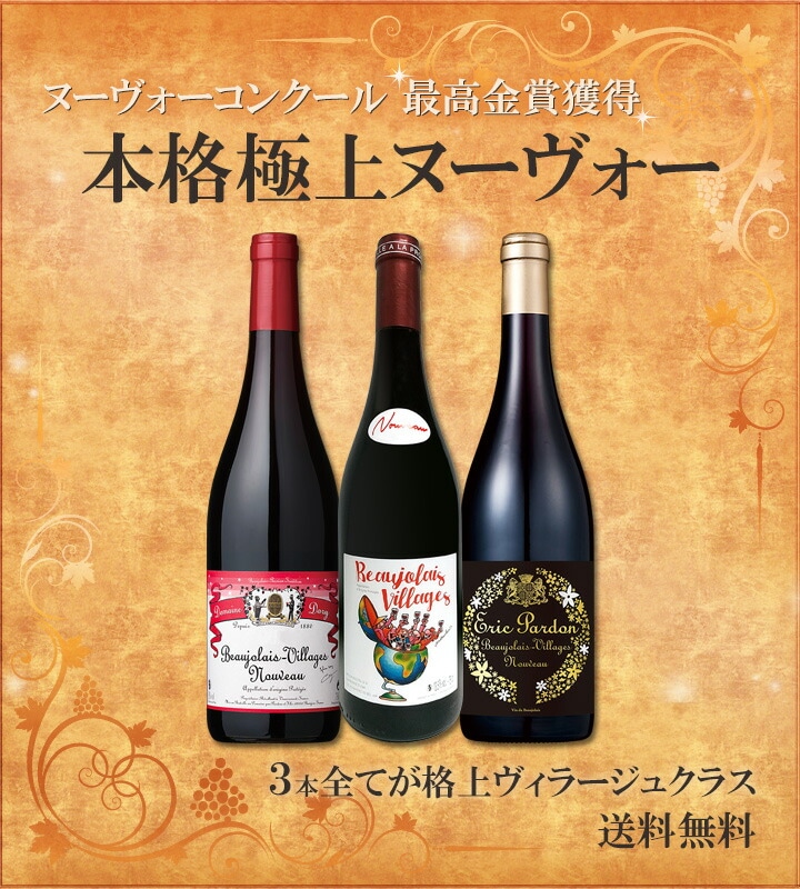 ボジョレー ヌーボー 2025 【新酒先行予約11月20日以降お届け】金賞