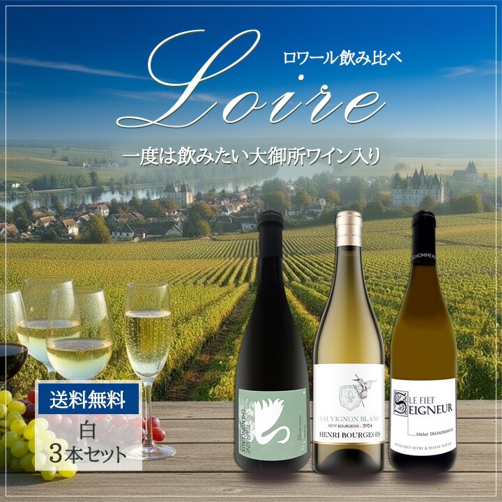 送料無料】一度は飲みたいロワールの大御所ワイン入り！充実のロワール
