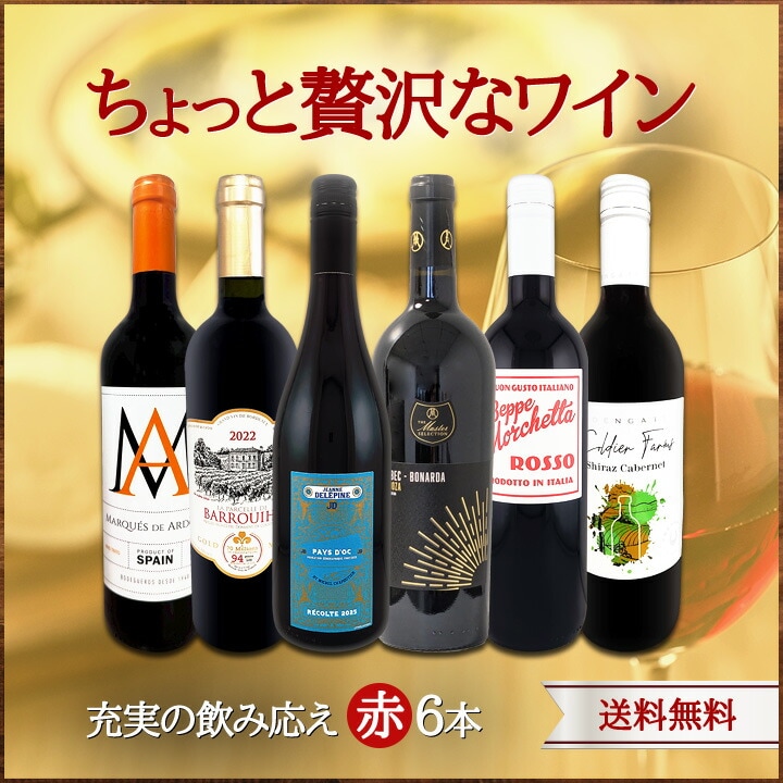 送料無料】第181弾!当店厳選！これぞ極旨赤ワイン！『大満足！充実の