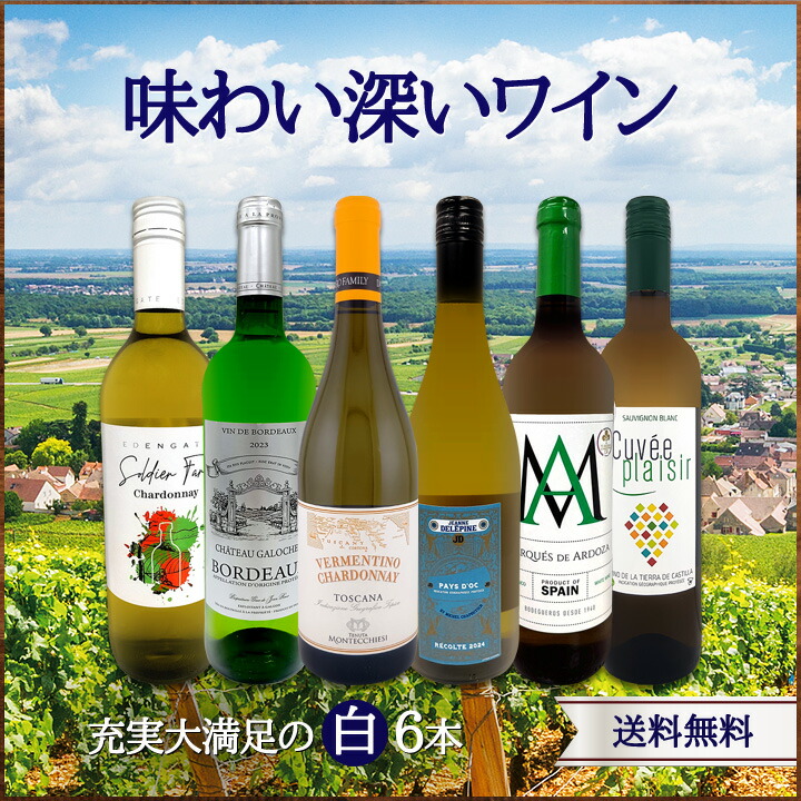 送料無料】第236弾！当店厳選！極旨白ワイン！『白ワインを存分に