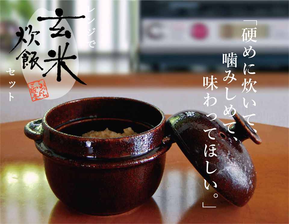 レンジで玄米炊飯セット（日本製）