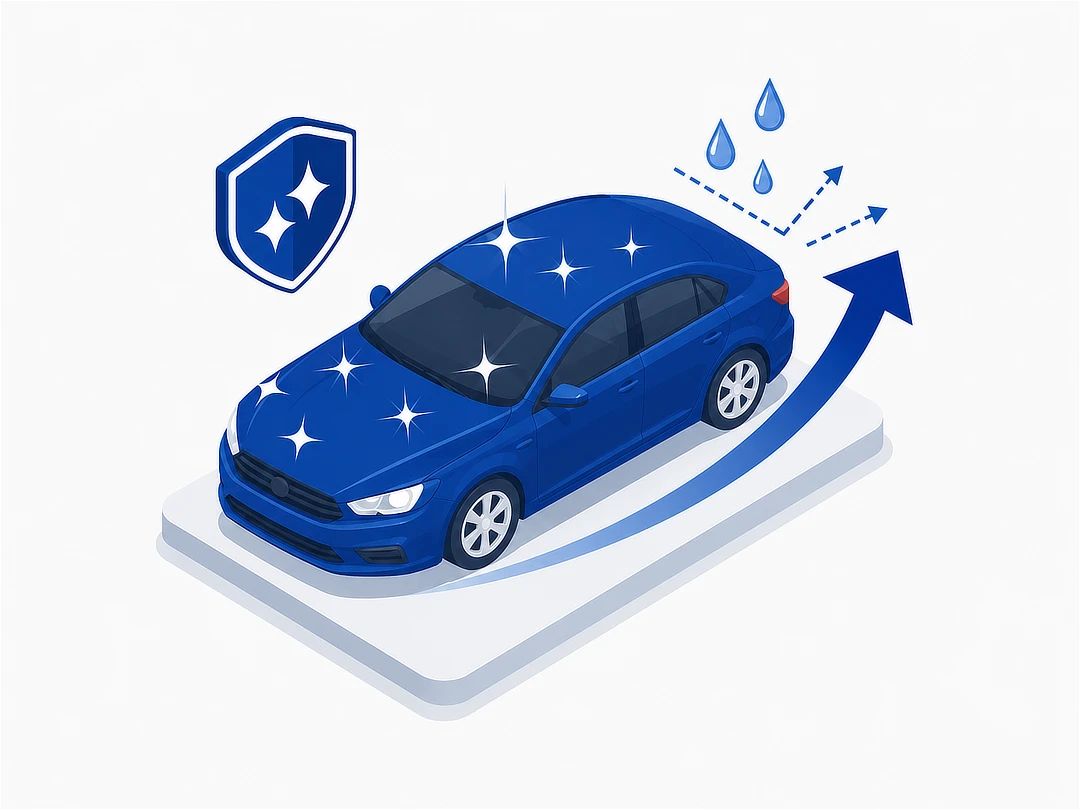 コーティング車の撥水やツヤを劇的に復活させる方法