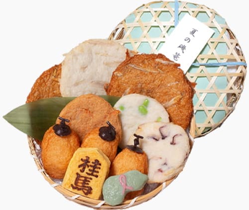 夏の磯篭盛
