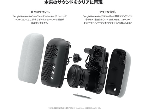 最大2000円クーポンGET】 スマートスピーカー Google Nest Audio
