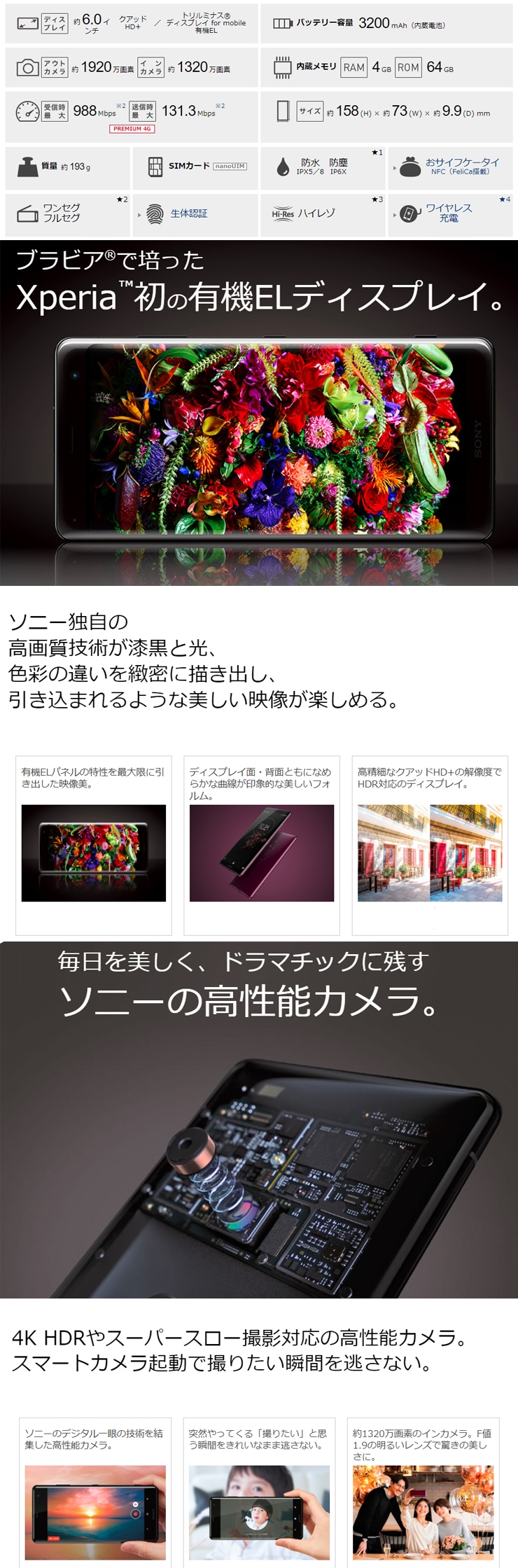 ドコモ（docomo）SO-01L White Silver※SIMフリー ドコモ（docomo）SO-01L White Silver※SIMフリー Amazon.co.jp