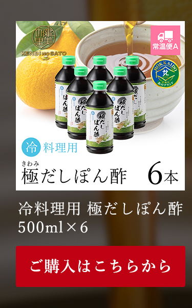 冷料理用　極だしぽん酢