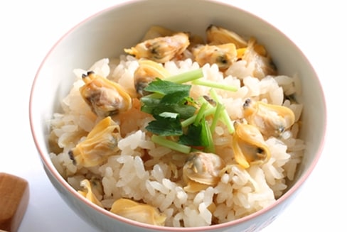 あさりと生姜の炊き込みご飯