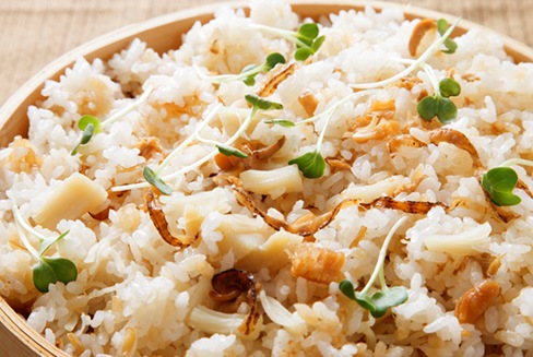 ほたての炊き込みご飯