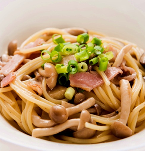 だし香るきのこパスタ