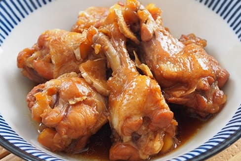 鶏手羽元のツヤ煮