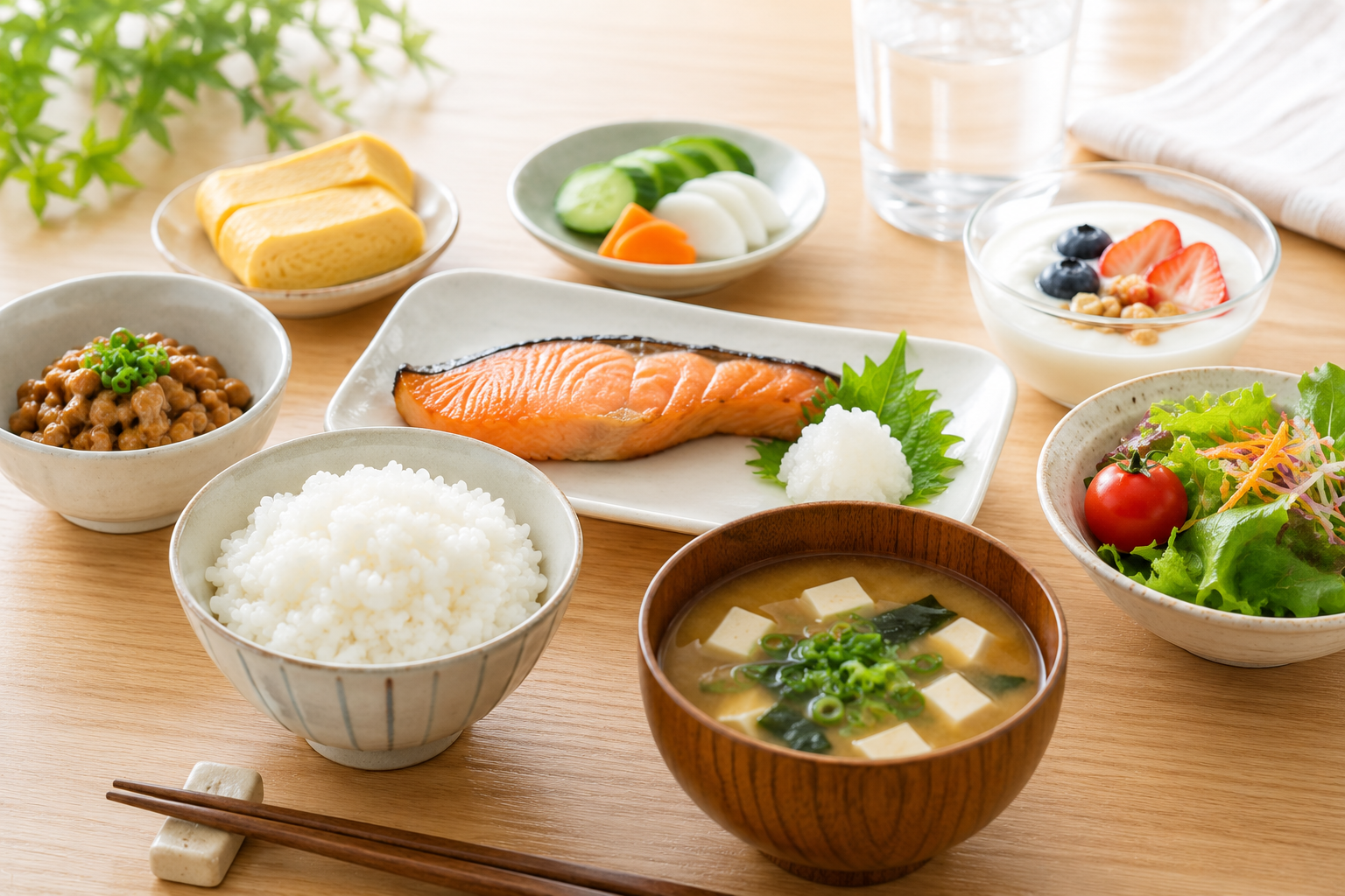 健康的な朝食