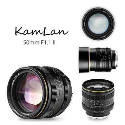 取寄】KAMLAN カムラン 交換レンズ 50mm F1.1 II キヤノンMマウント 