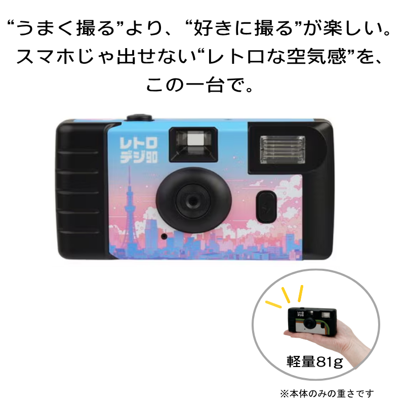 即配】(KT) レトロデジ90 シティポップ KC-RD90CP トイデジタルカメラ