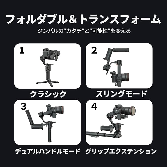 MOZA AirCross 3 4つのモード