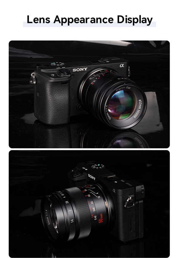 即配】(KT) Brightin Star 50mm F1.4 ソニーEマウント 交換レンズ