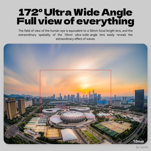 取寄】 Brightin Star 10mm F5.6 Fish-eye シルバー ソニーEマウント