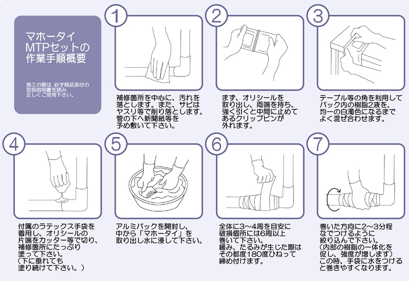 P5倍 9 24 01:59迄 MTP-415 マホータイMTPセット 漏水補修テープ