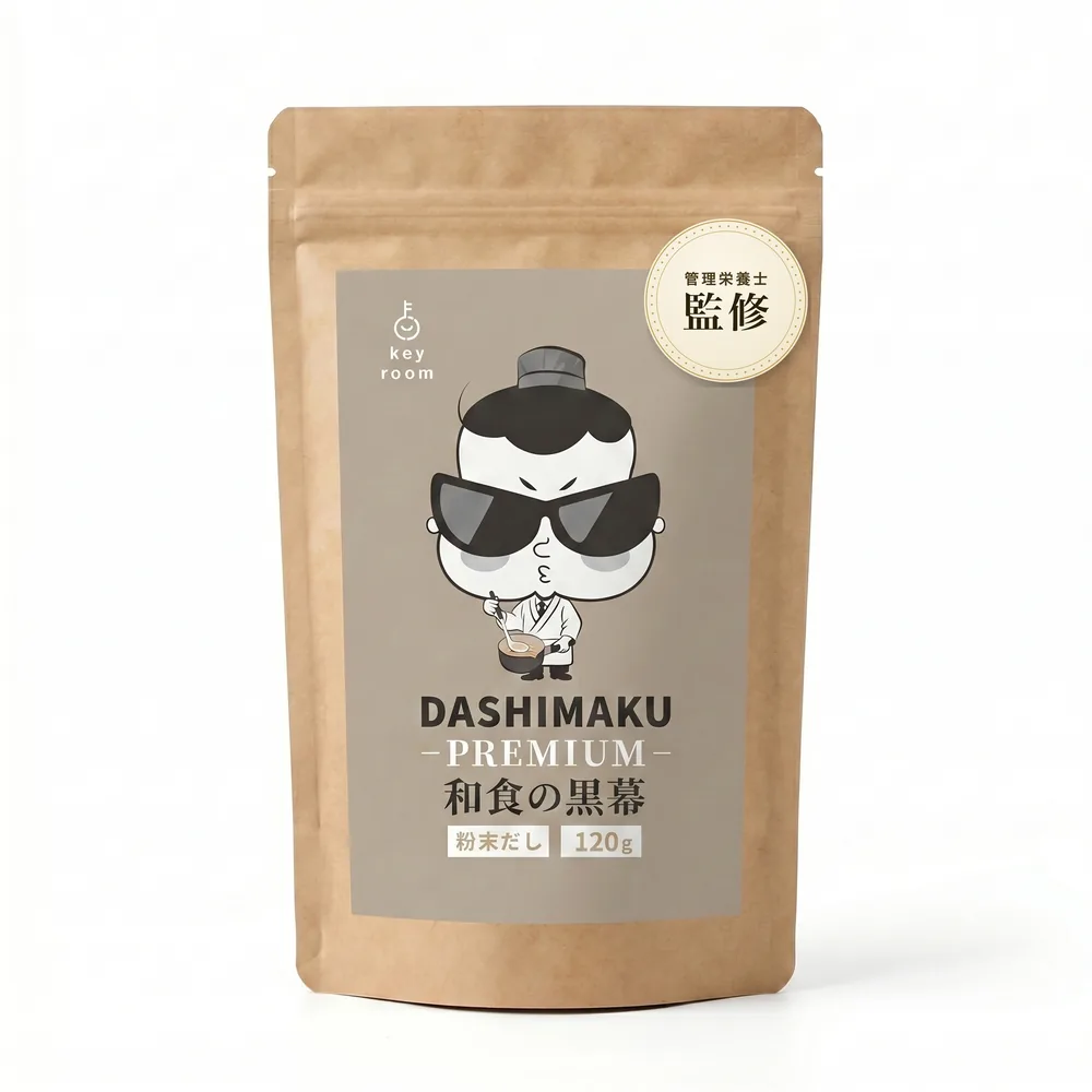 DASHIMAKU PREMIUM 和食の黒幕 粉末だし 120g 管理栄養士監修