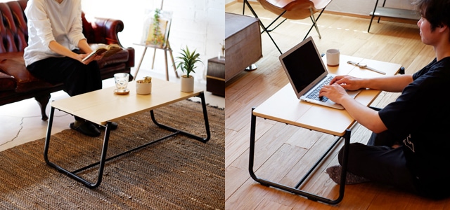 COLLENDアイアンレッグリビングテーブル