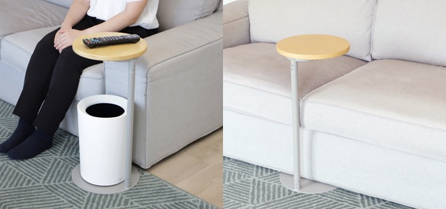 COLLENDアイアンラウンドサイドテーブル