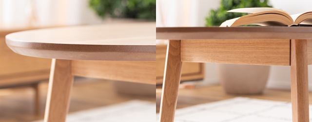 東谷　オーバルテーブル　ナチュラル　MTK-343NA 東谷 オーバルテーブル ナチュラル MTK-343NA 東谷オーバル