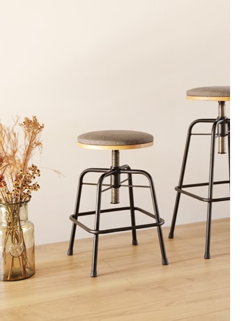 glam stool low