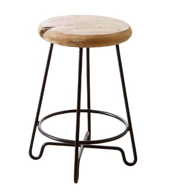 iron round stool B