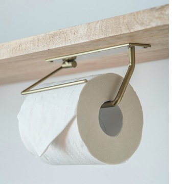 iron toilet paper holder single