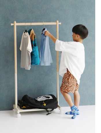 kids hanger rack mill