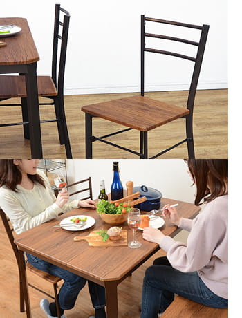 LDS compact dining 4set