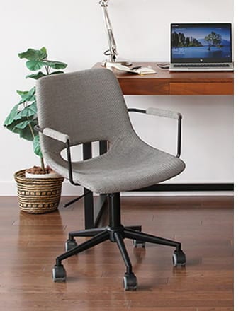 オフィスアームチェアティン（office arm chair thin）｜CH-3398GY