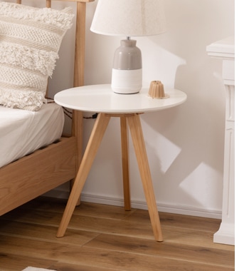 tap round side table