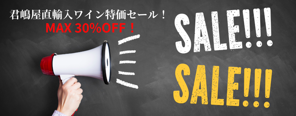 直輸入特価セールバナー