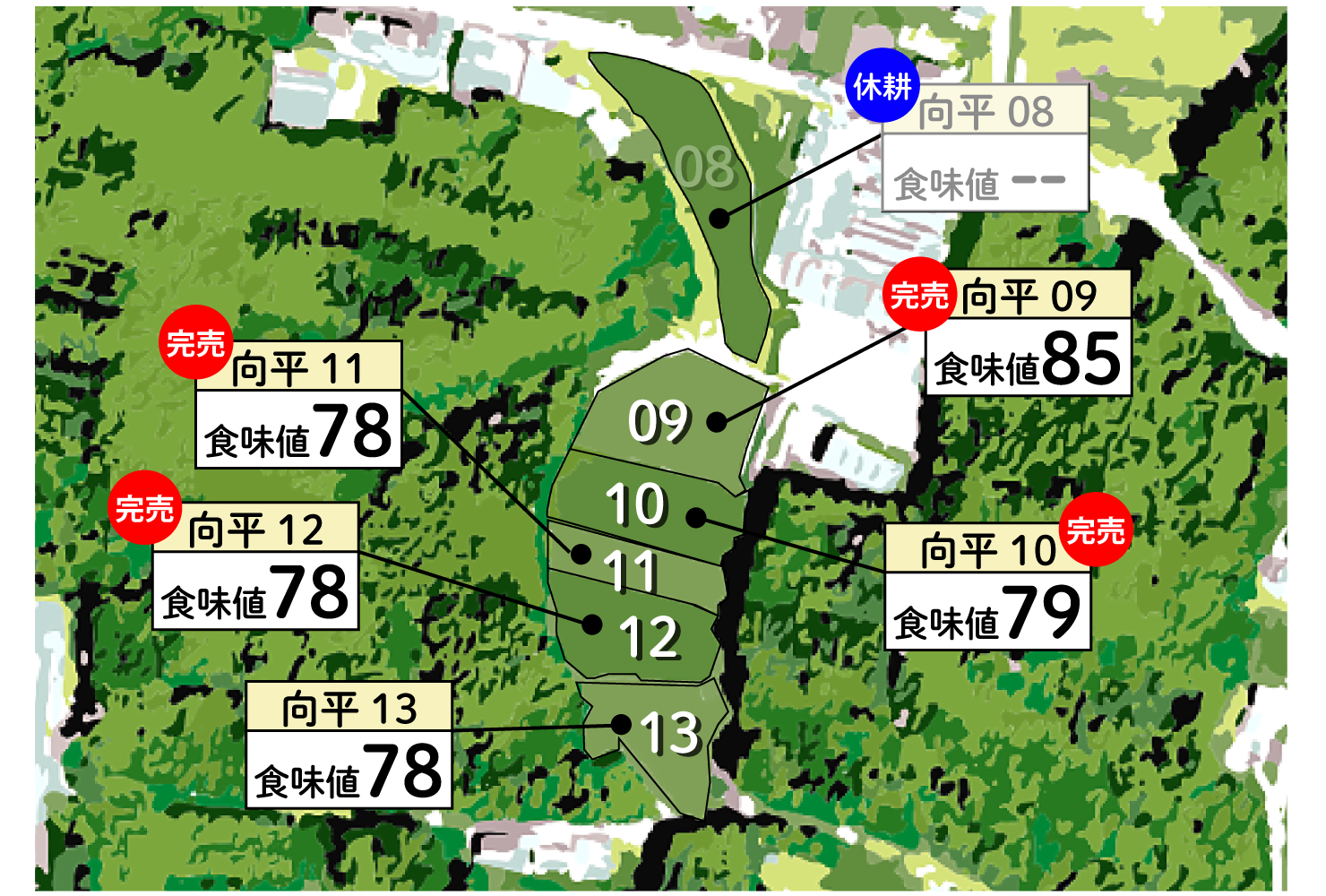 KIMOTOファーム｜実りの百年米｜向平エリア