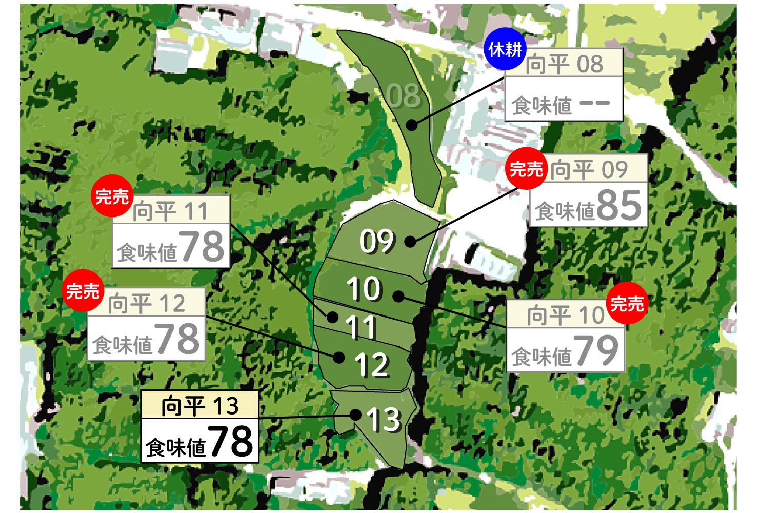 KIMOTOファーム｜実りの百年米｜向平エリア