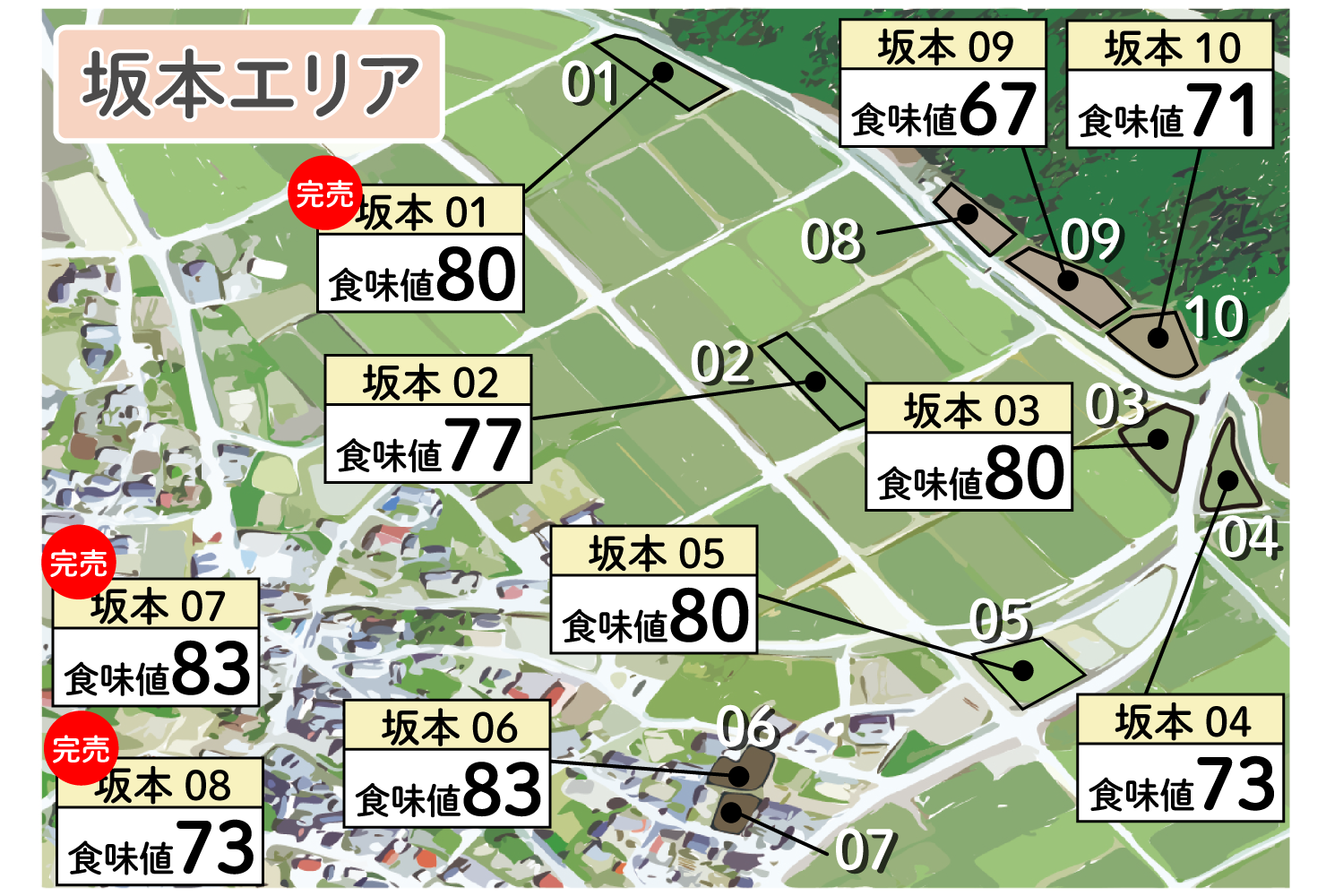 KIMOTOファーム｜実りの百年米｜坂本エリア
