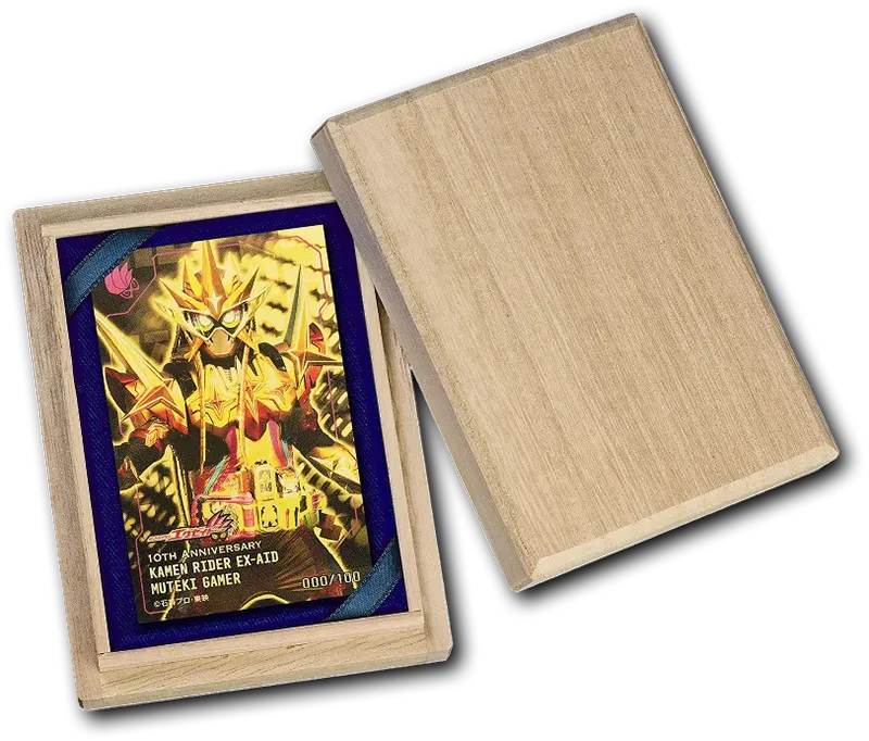 仮面ライダーエグゼイド ムテキゲーマー 純金カード 0.5g