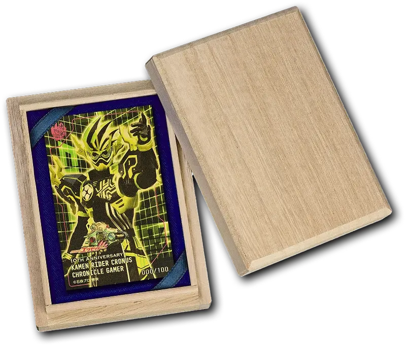 仮面ライダークロノス クロニクルゲーマー 純金カード 0.5g