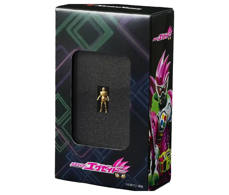 仮面ライダーエグゼイド アクションゲーマーレベル2 純金立像 1g