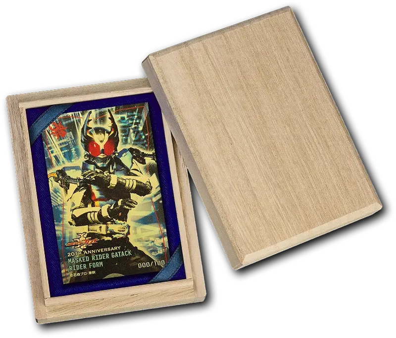 仮面ライダーガタック ライダーフォーム 純金カード 0.5g