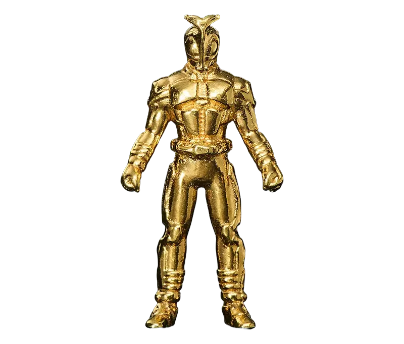 仮面ライダーカブト ライダーフォーム A 純金立像 1g