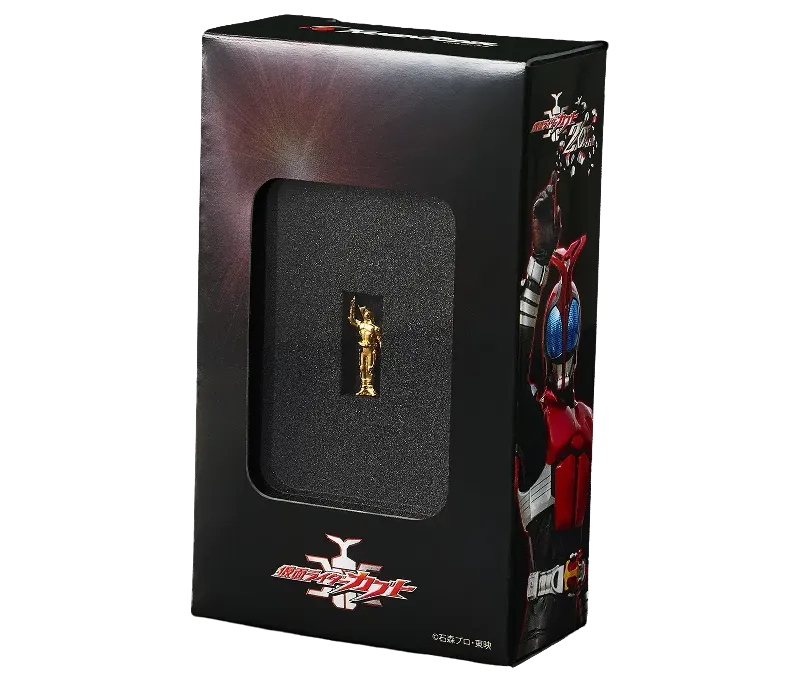 仮面ライダーカブト ライダーフォーム B 純金立像 1g