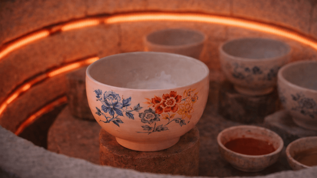 low temperature overglaze firing