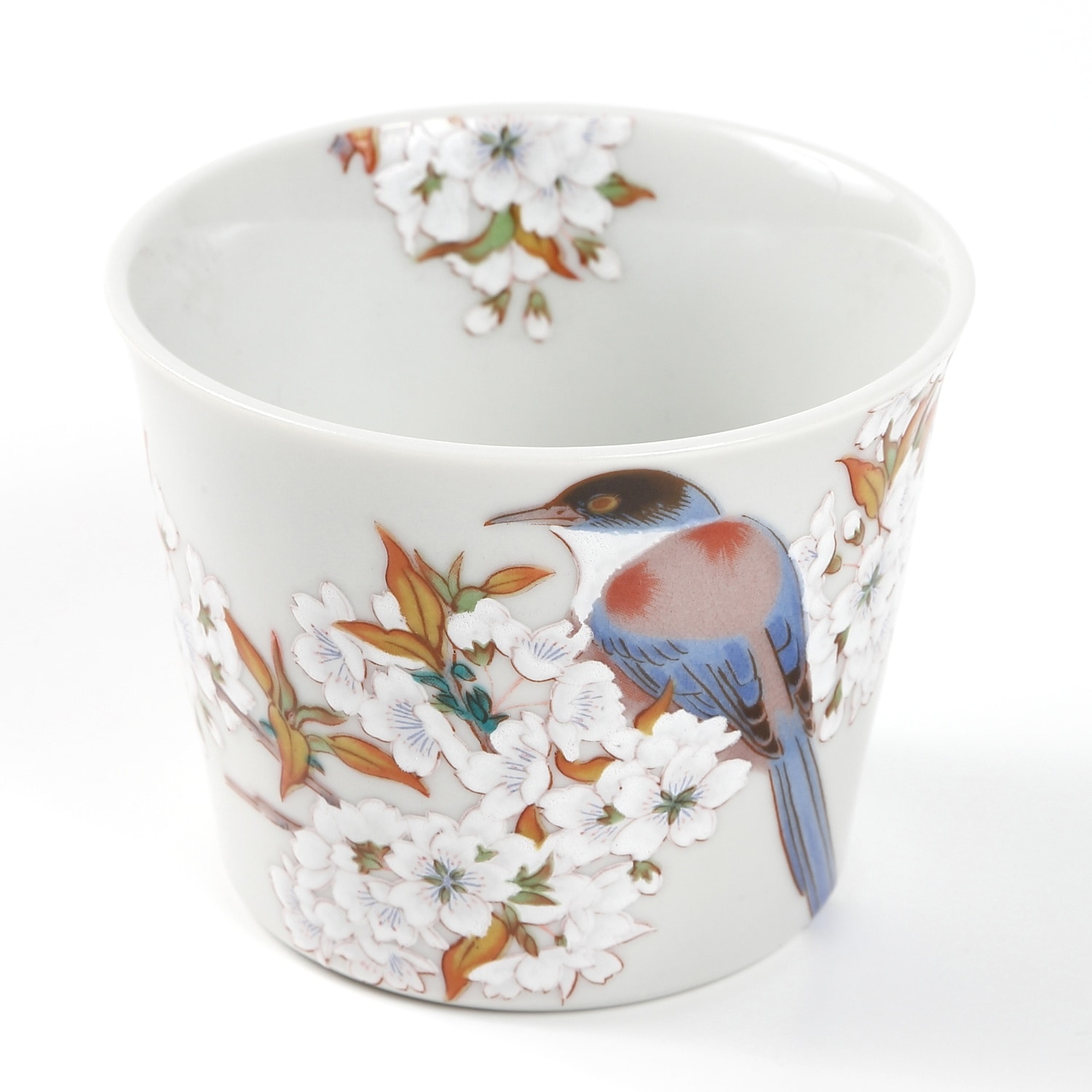 九谷焼　新品　角皿カワセミ4枚　角皿山桜に鳥3枚 カワセミ長角皿／宮本泰山堂(みやもとたいざんどう)｜愛着を持っ