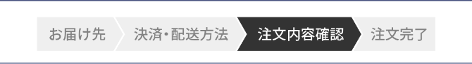 ご注文内容の確認