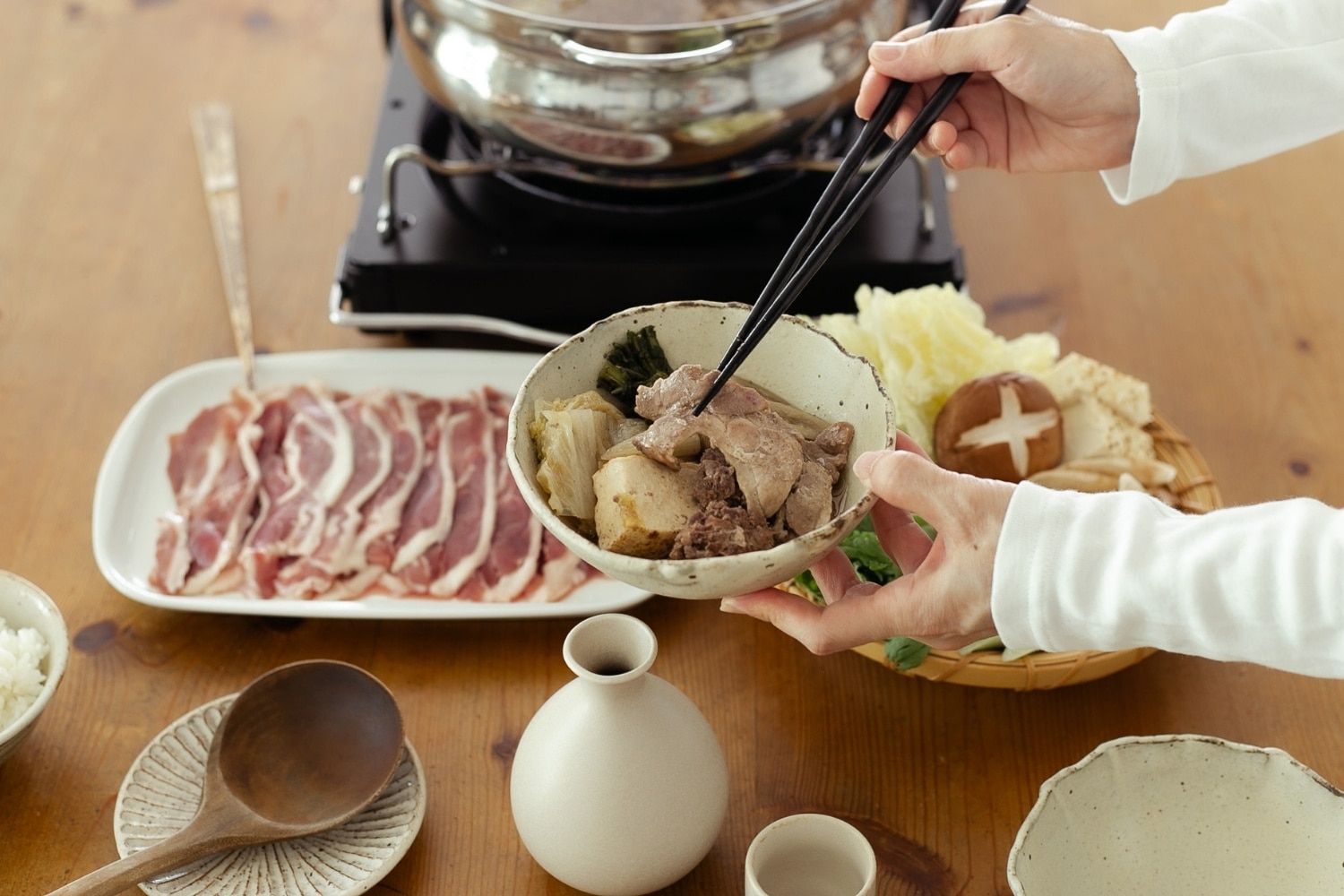 北海道 幌延町 合鴨 鍋