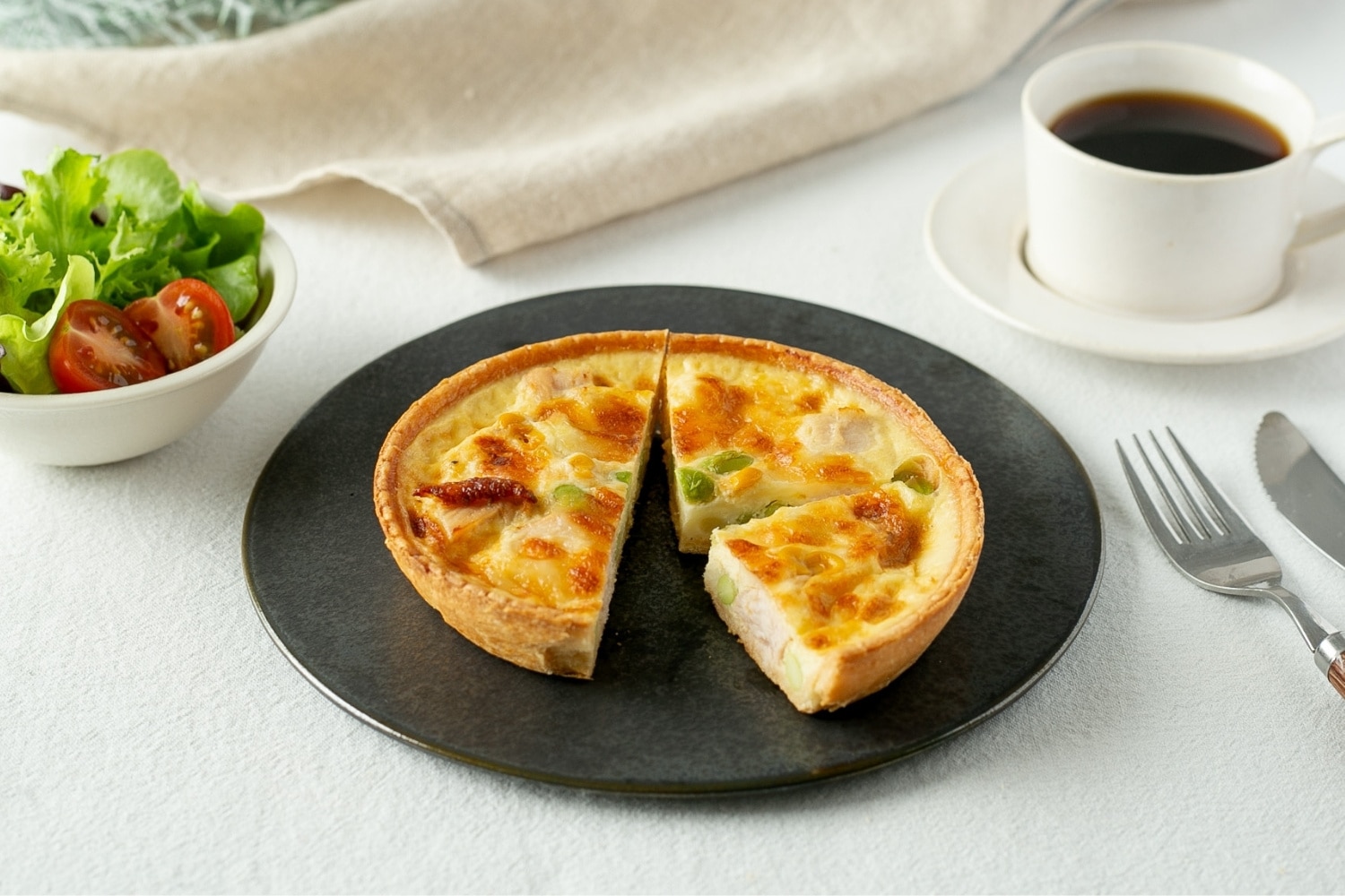 北海道 ローストチキン 枝豆 キッシュ