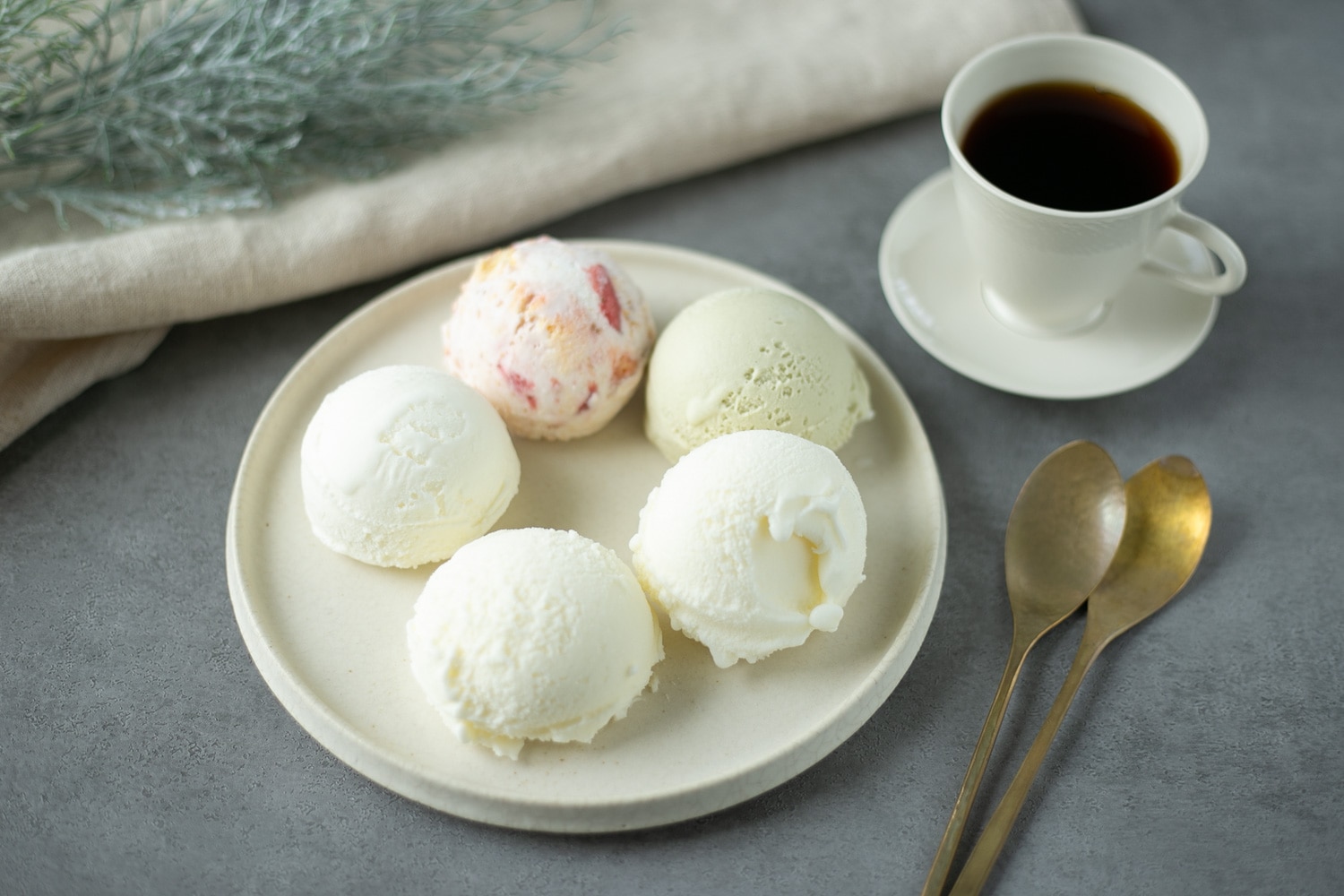 北海道別海町産の生乳で作られたアイスクリーム