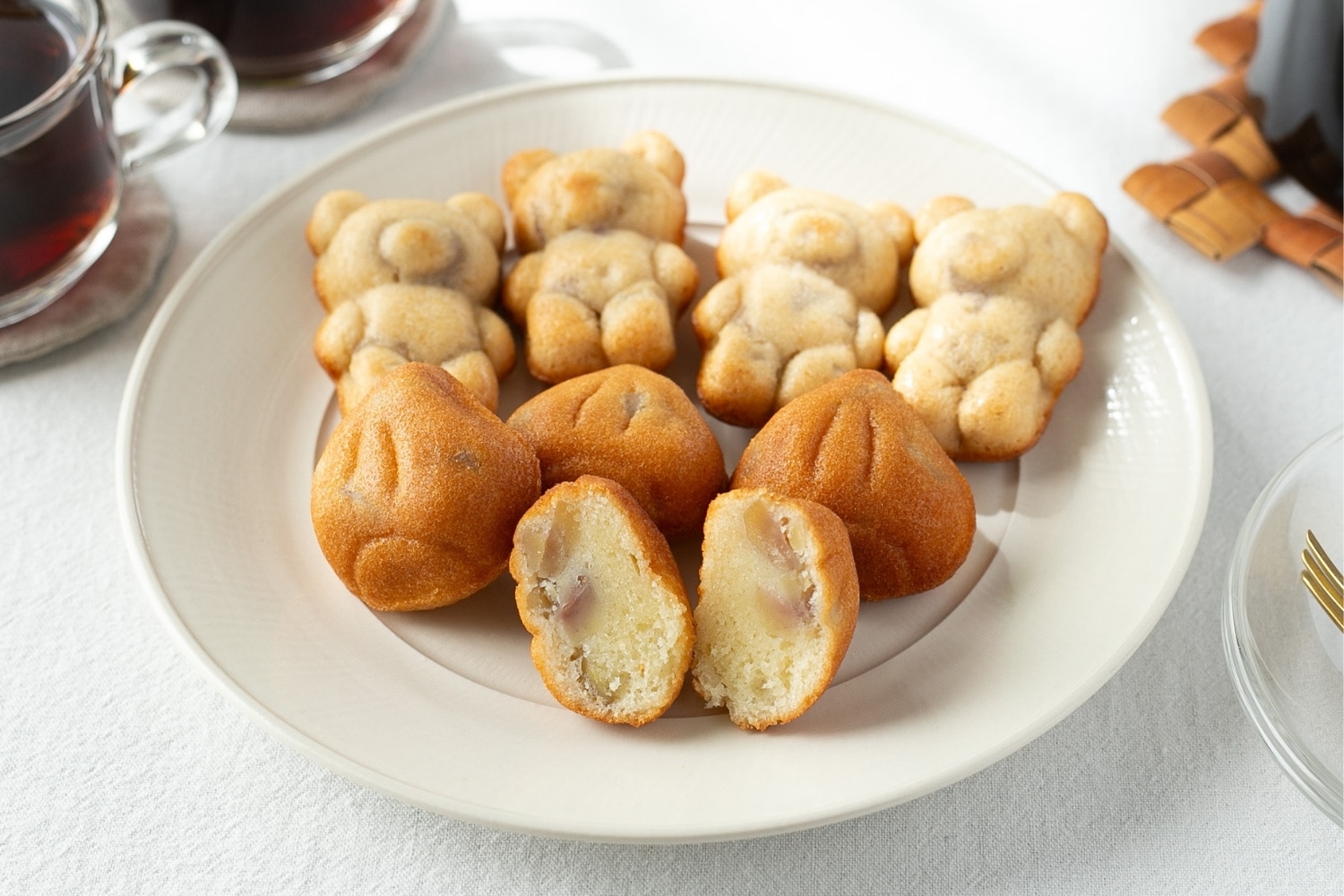 北海道栗山町の栗使用】くりとくまの無添加マドレーヌ詰め合わせの販売