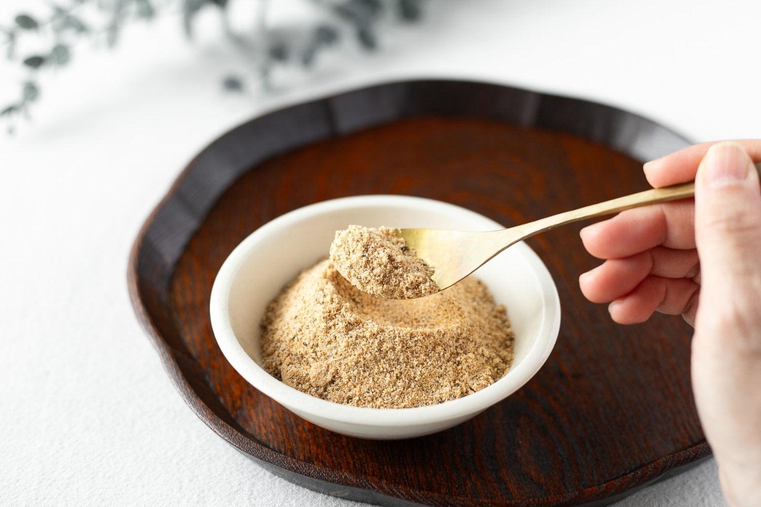 北海道産の茶大豆からできた九十九キナ子